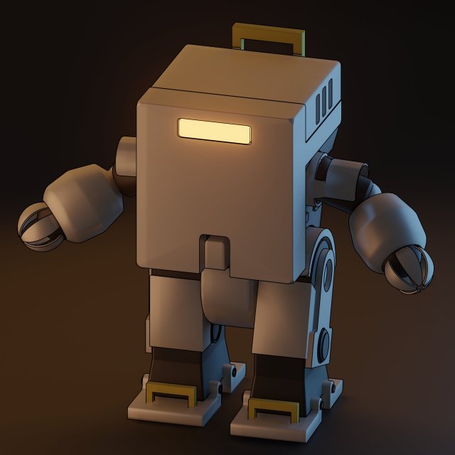 Robot Vin Drisil 3D Model .c4d .max .obj .3ds .fbx .stl .blend 