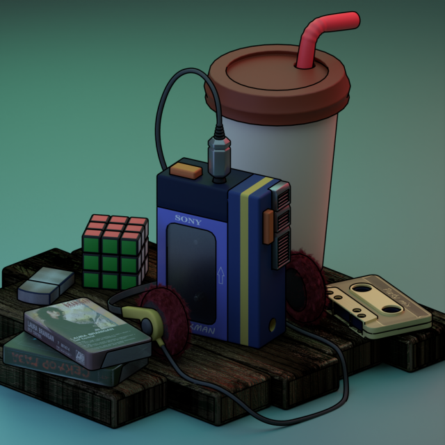Radio 3D Model .c4d .max .obj .3ds .fbx .stl .blend 