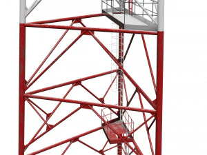 Signal tower 3D Model