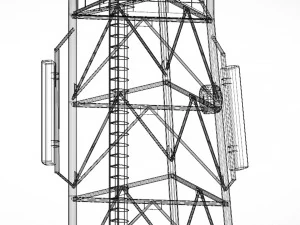 Signal tower 3D Model