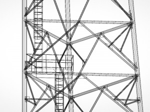 Signal tower 3D Model