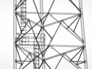 Signal tower 3D Model