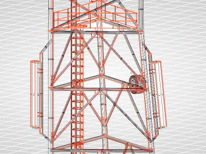 Signal tower 3D Model