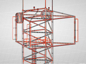 Signal tower 3D Model