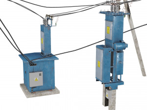 Electrical substation 3D Model