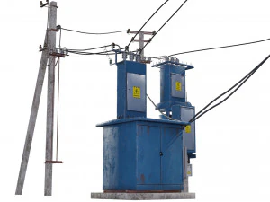 Electrical substation 3D Model
