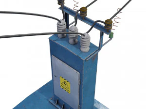 Electrical substation 3D Model