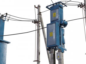 Electrical substation 3D Model
