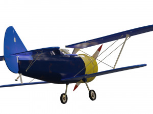 Single - engine aircraft 3Dモデル