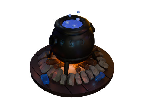 The witchs cauldron 3D Model