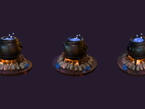 The witchs cauldron 3D Model