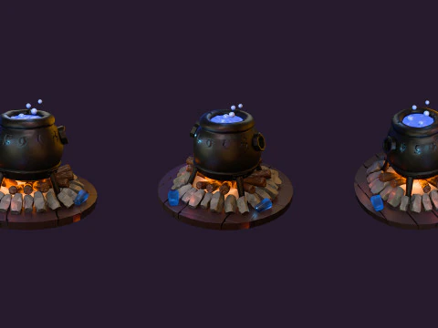 The witchs cauldron 3D Model
