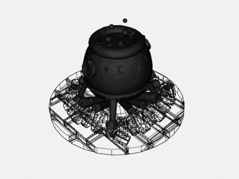 The witchs cauldron 3D Model