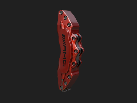 Car wheel 3D Model