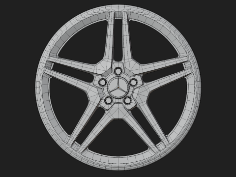 Car wheel 3D Модель