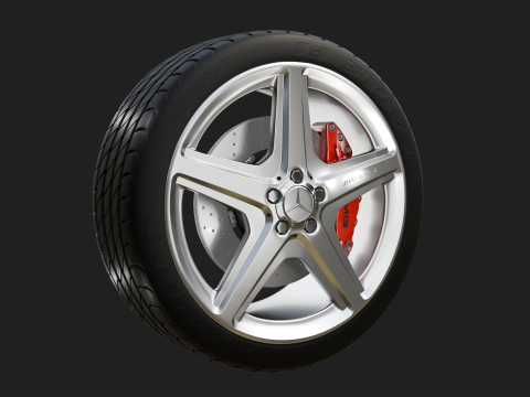 Car wheel 3Dモデル
