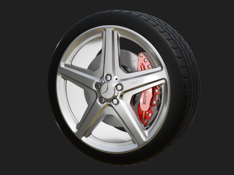 Car wheel 3Dモデル