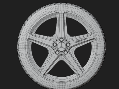 Car wheel 3Dモデル