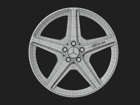 Car wheel 3Dモデル