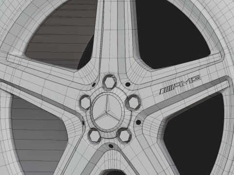 Car wheel 3Dモデル