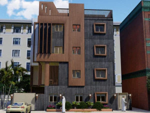 Modern bina tasarımı Lüks 3D Model