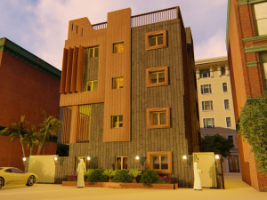 Modern building design Luxury 3D 模型