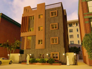 Modern building design Luxury 3D Model