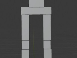 Robot legs and body 3D 모델