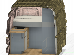 Ducato L2H2 2012 interior 3D-Model 3D Model