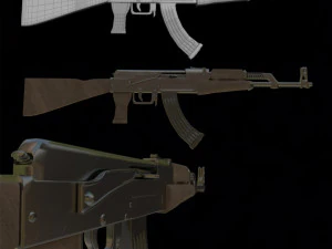 АК-47 3D Модель