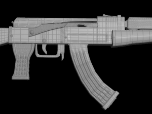 AK-47 Model 3D