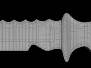 Hunting knife 3D Model