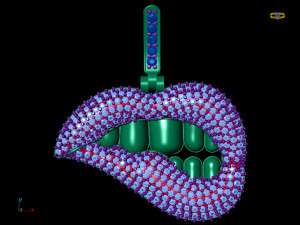 Lip love pendant 3D Model