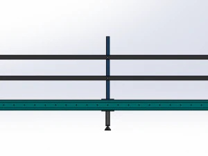 Trasportatore a rulli Modello 3D