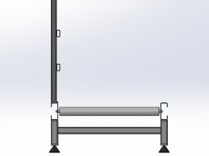 Roller conveyor Modelo 3D