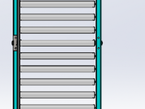 Roller conveyor Modelo 3D