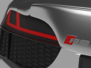 Audi R8 coupe 4S Plus 3D Model