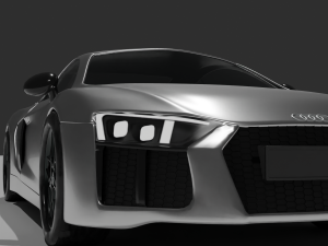 Audi R8 coupe 4S Plus 3D Model