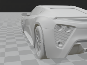 Zenvo ST1 3D Modell