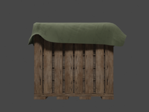 Covered Crate 3D 模型
