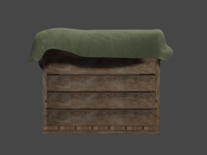 Covered Crate 3D 模型
