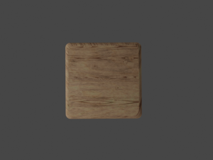 Wooden stool 3D 模型