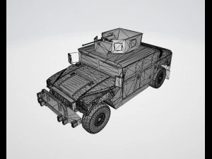 Veicolo blindato Modello 3D