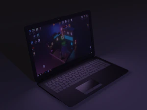लैपटॉप 3D मॉडल