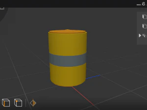 배럴 최저 임금 3D 모델