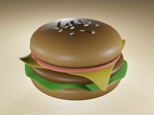 Burger 3D Modelo 3D