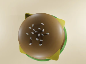 Burger 3D 3D Model