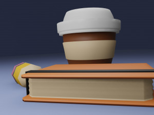 Coffee set 3D 모델