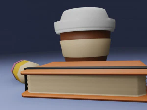 Coffee set 3D Model