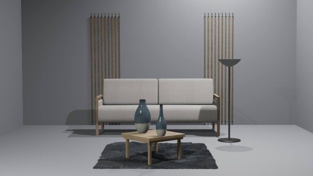 Interior 3D visualization lobby living room 3D-Modell .c4d .max .obj .3ds .fbx .stl .blend 
